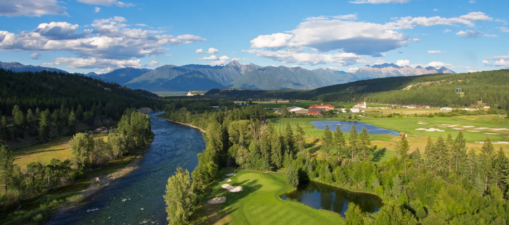 St Eugene Golf - Hole 9 along river