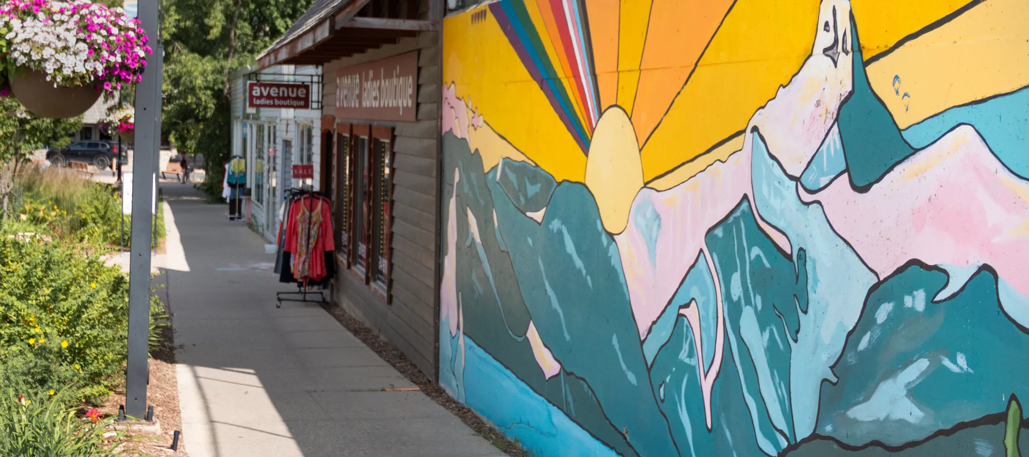Mural artwork in Invermere BC