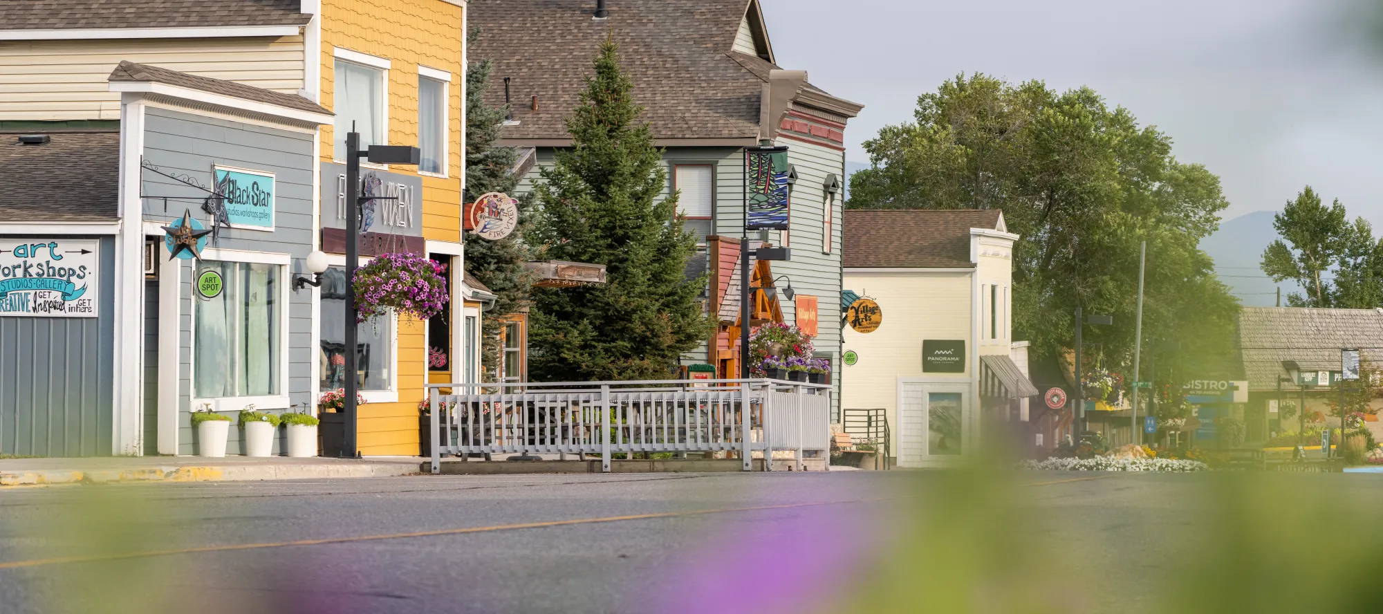 Town shopping in Invermere BC Photo DBC/ Mitch Winton