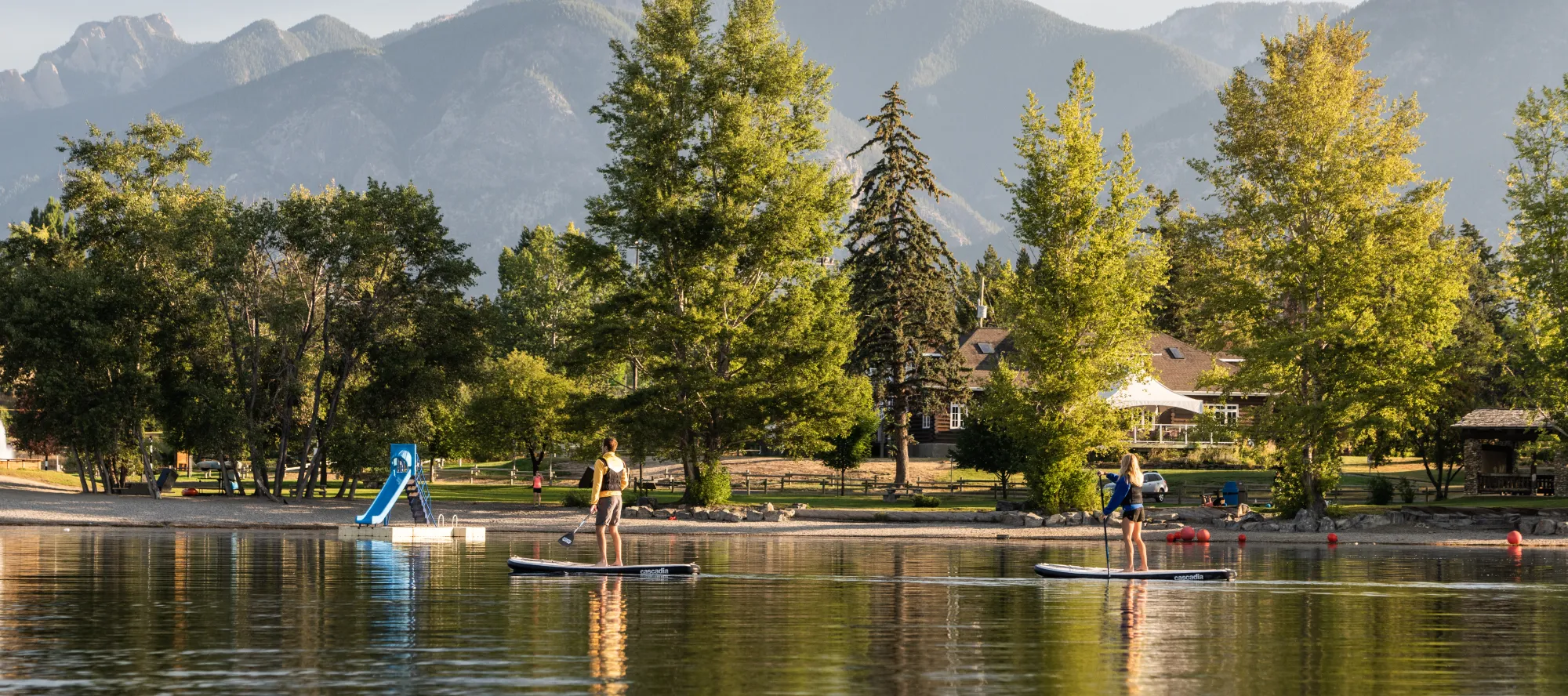 Paddleboarding in Invermere BC Photo DBC/ Mitch Winton