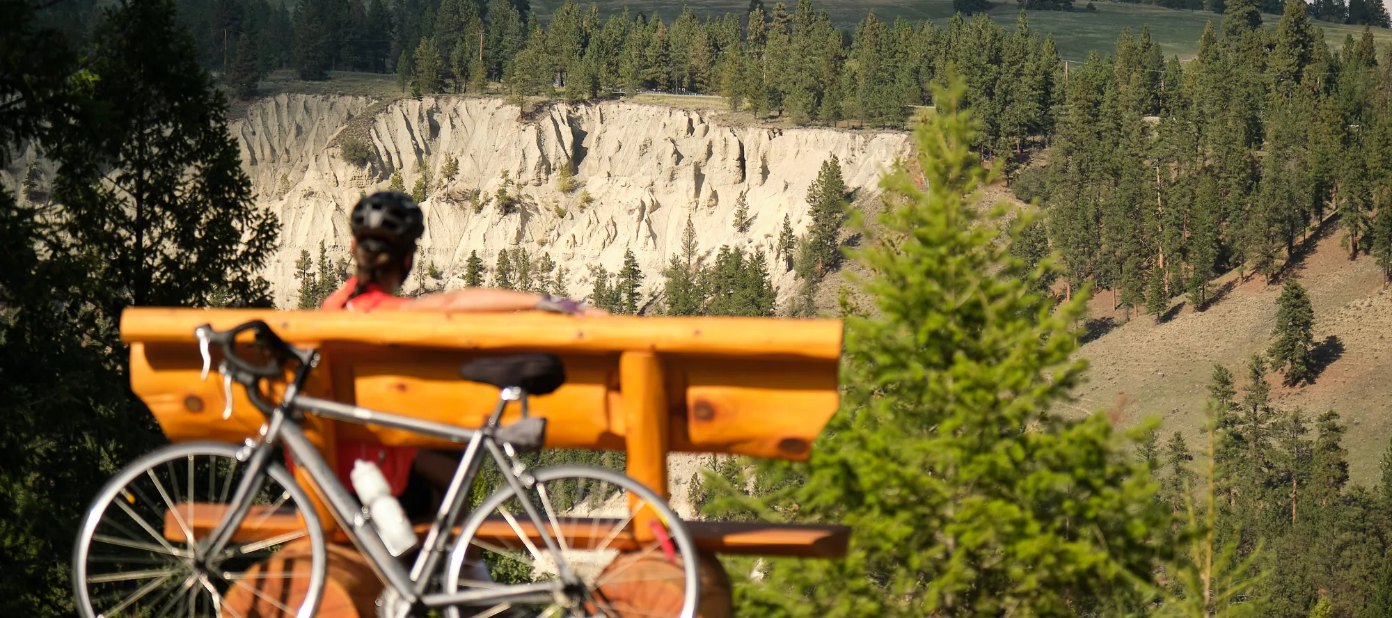 Ktunaxa_BC hoodoos view from North Star Rails 2 Trails path Photo credit: Kyle Hamilton/ZenSeekers/#ktunaxahomelands