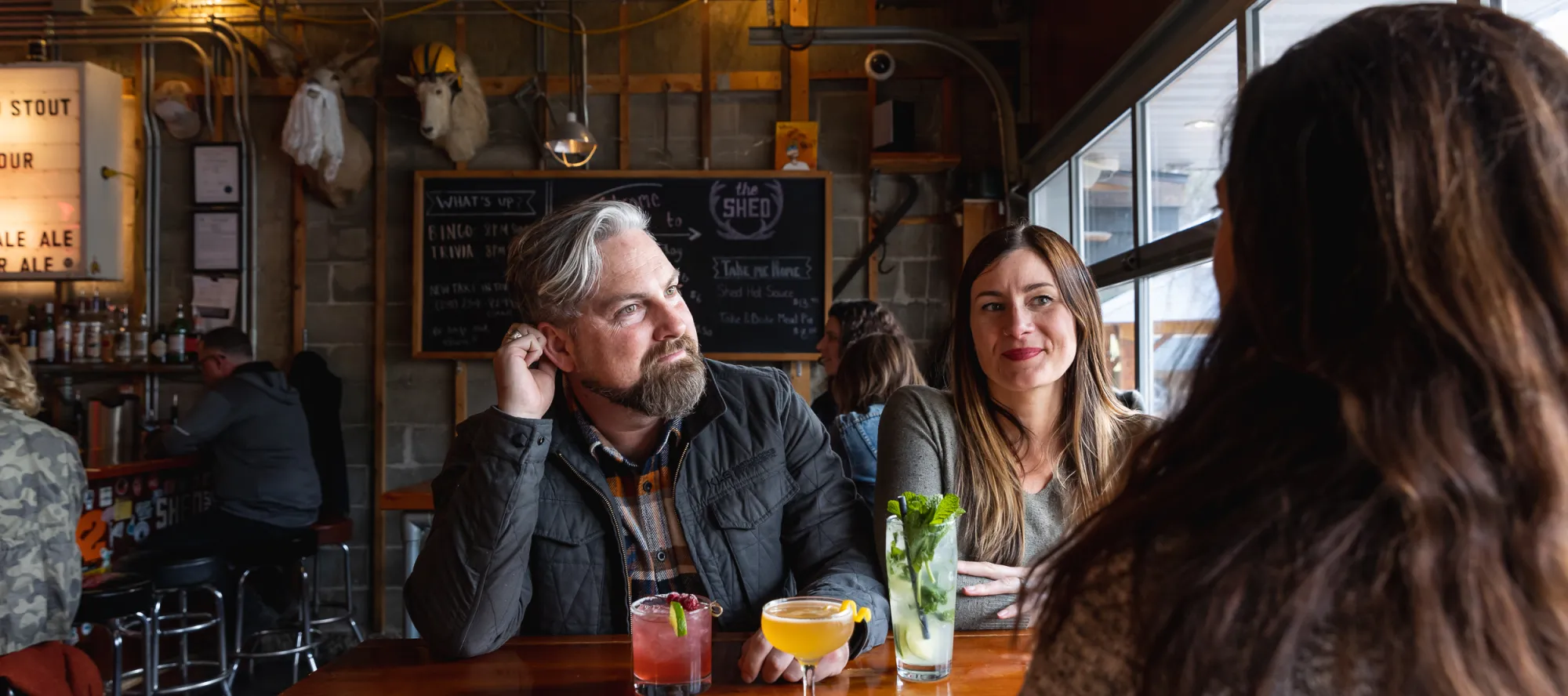 Kimberley BC Enjoying Beverages at The Shed Photo TK/ Nicole Leclair